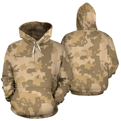 ACU Digital Desert Camouflage Pullover Hoodie