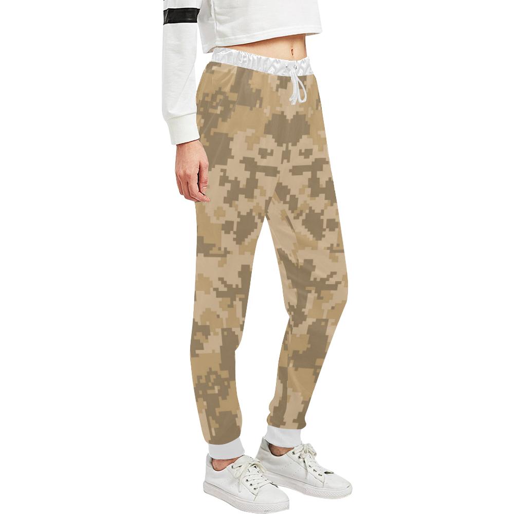 ACU Digital Desert Camouflage Unisex Casual Sweatpants (Model L11)-JTAMIGO.COM