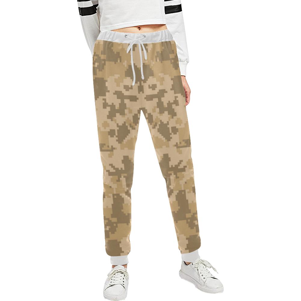 ACU Digital Desert Camouflage Unisex Casual Sweatpants (Model L11)-JTAMIGO.COM
