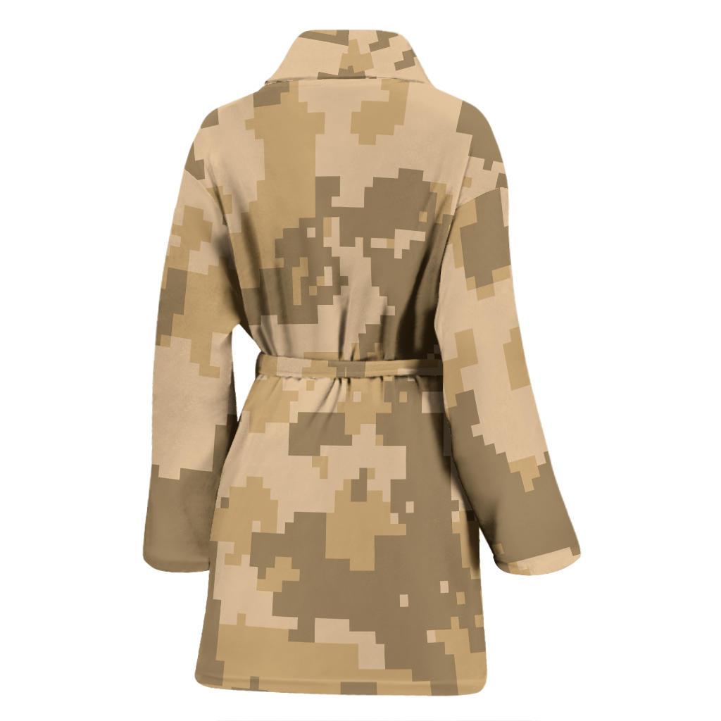 ACU Digital Desert Camouflage Women Bath Robe-JTAMIGO.COM