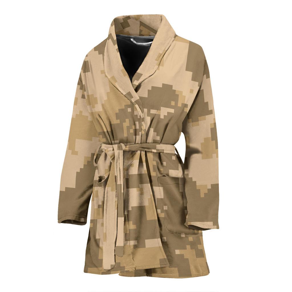 ACU Digital Desert Camouflage Women Bath Robe-JTAMIGO.COM