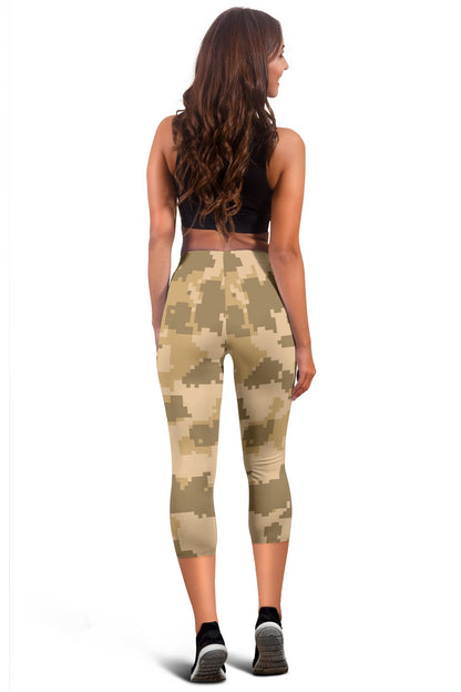 ACU Digital Desert Camouflage Women Capris