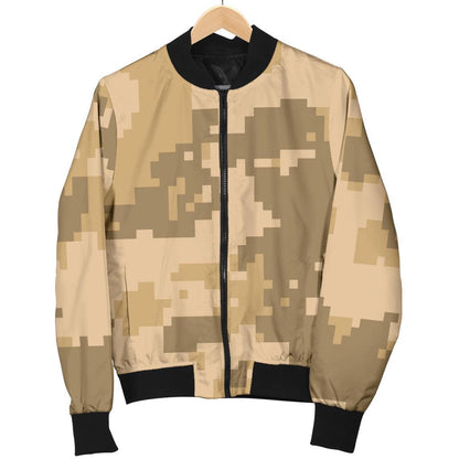 ACU Digital Desert Camouflage Women Casual Bomber Jacket