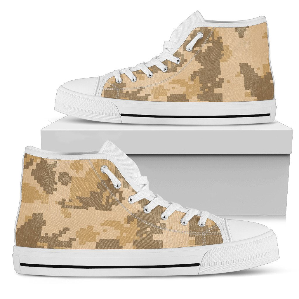 ACU Digital Desert Camouflage Women High Top Shoes