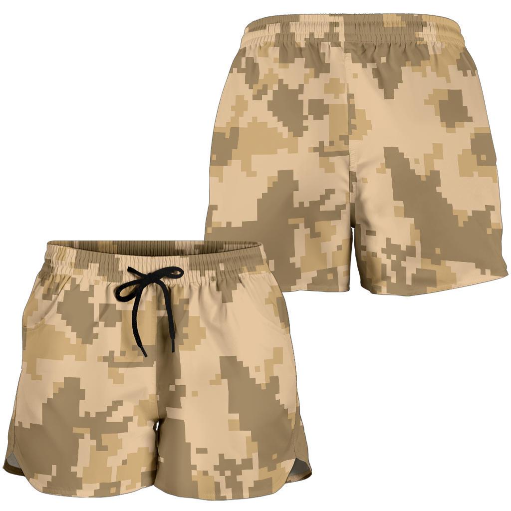 ACU Digital Desert Camouflage Women Shorts-JTAMIGO.COM