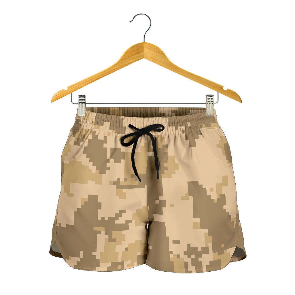 ACU Digital Desert Camouflage Women Shorts-JTAMIGO.COM