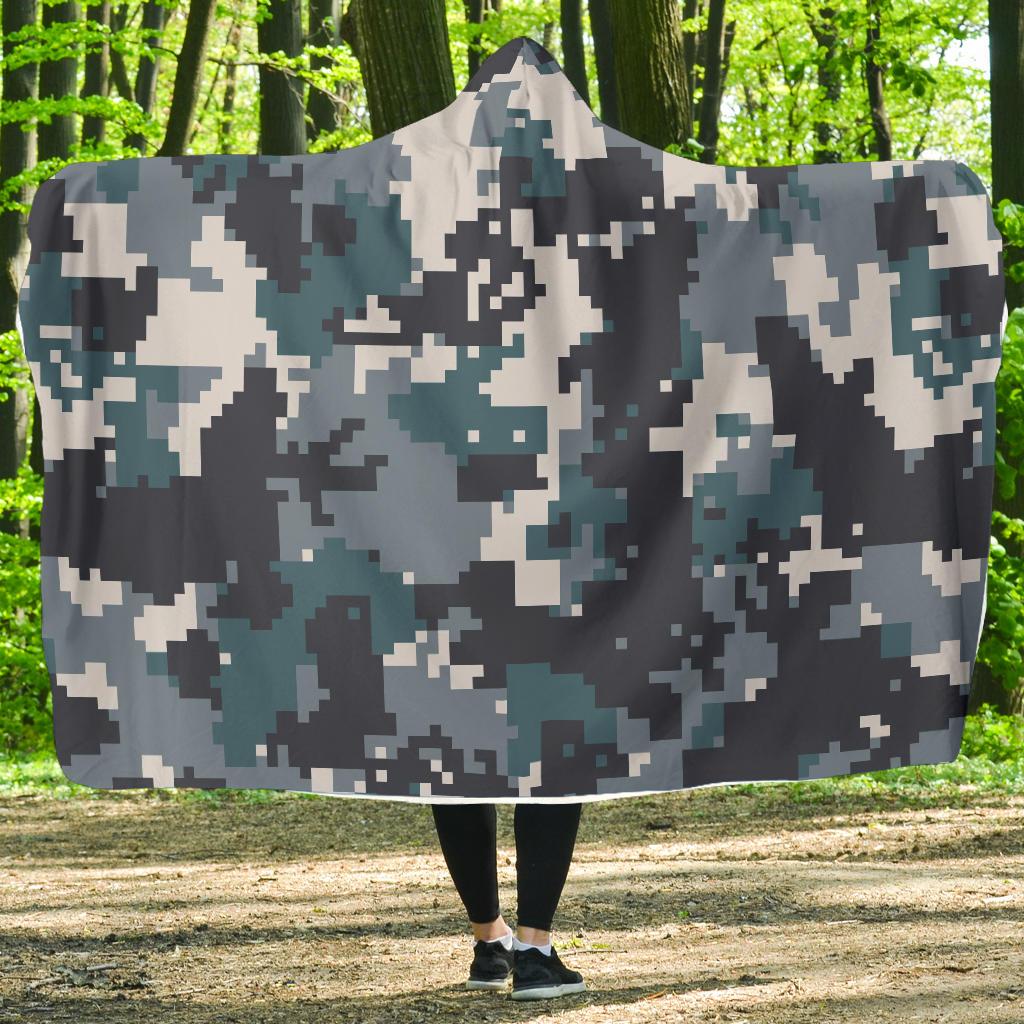 ACU Digital Urban Camouflage Hooded Blanket-JTAMIGO.COM