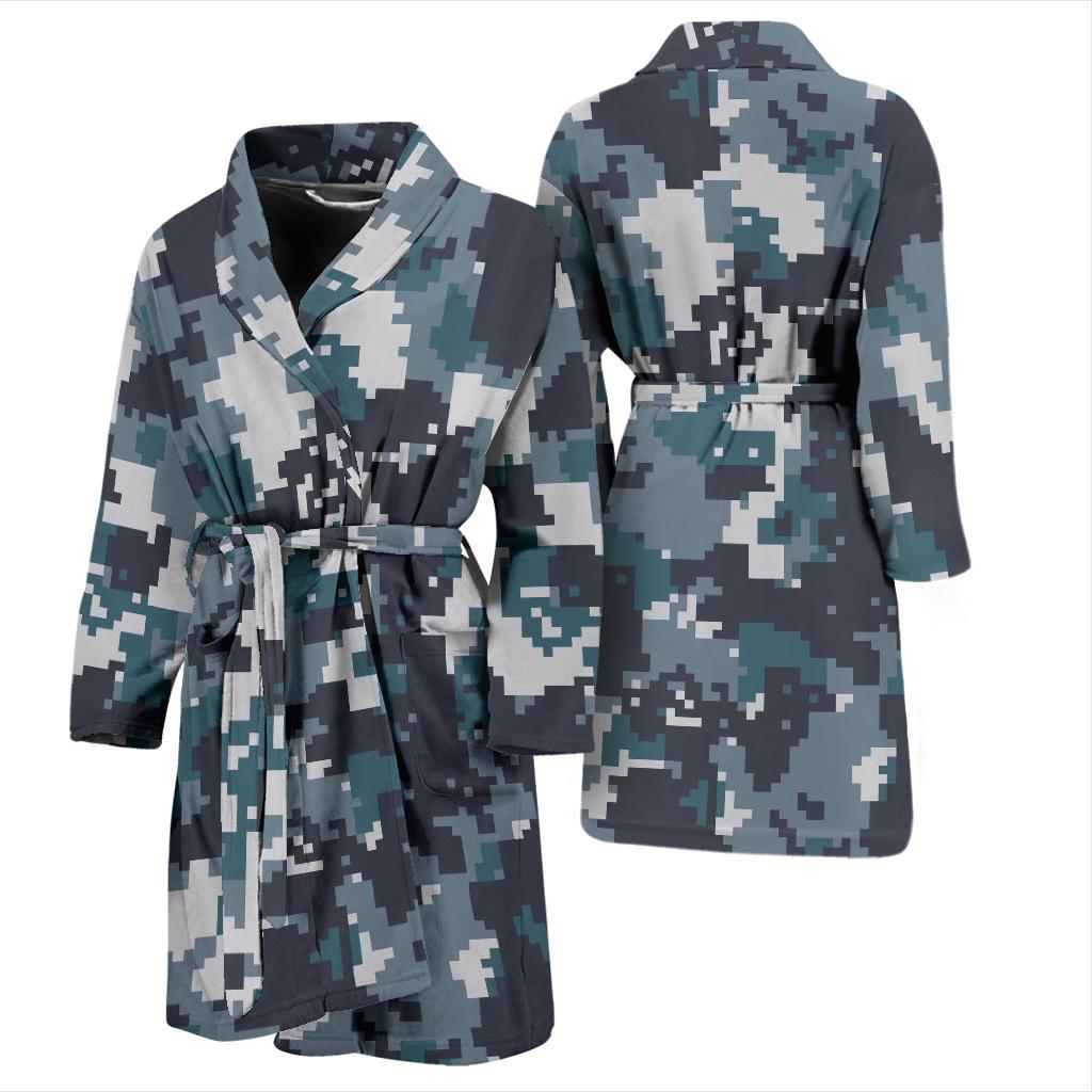 ACU Digital Urban Camouflage Men Bath Robe-JTAMIGO.COM