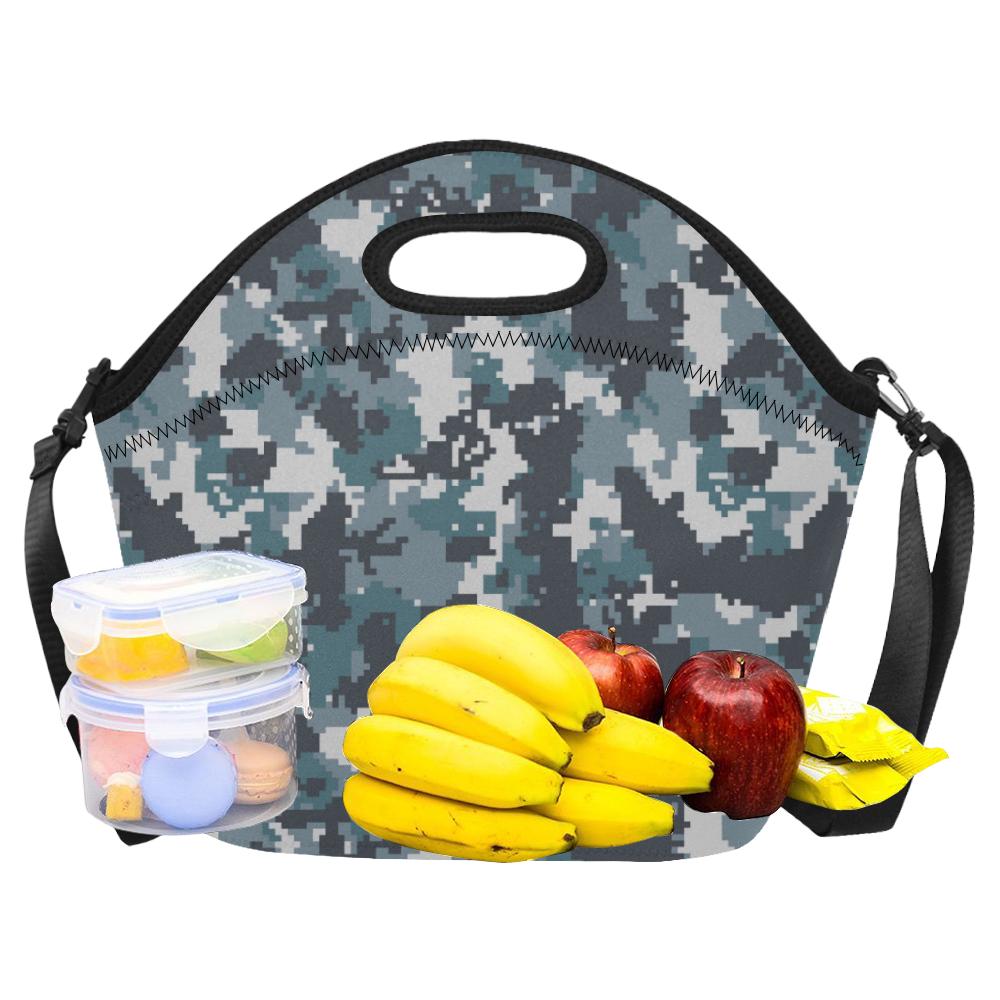 ACU Digital Urban Camouflage Neoprene Lunch Bag (Model 1669)(Large)-JTAMIGO.COM