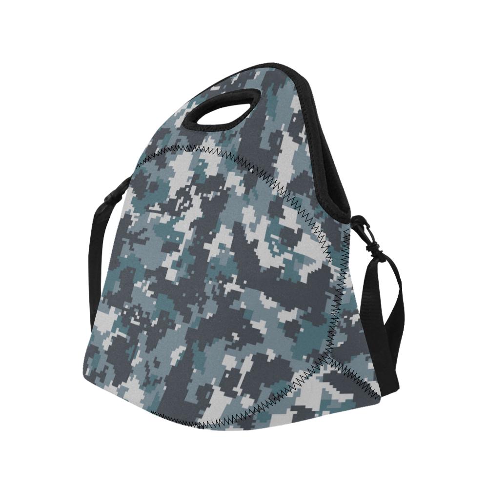 ACU Digital Urban Camouflage Neoprene Lunch Bag (Model 1669)(Large)-JTAMIGO.COM