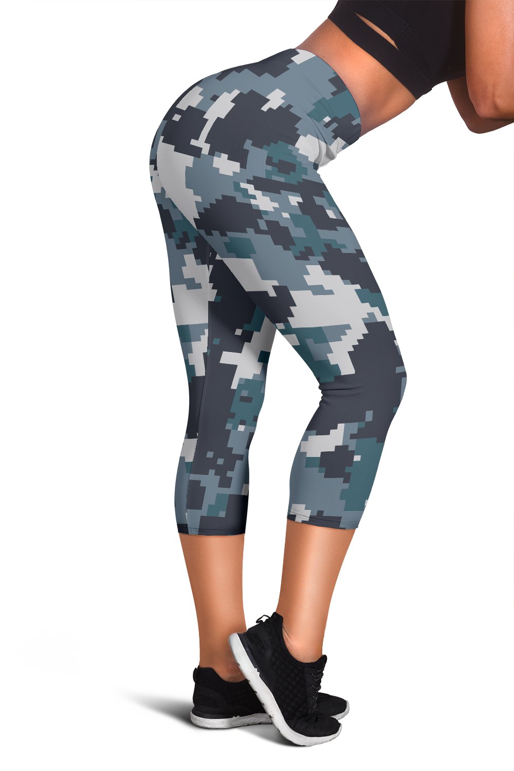 ACU Digital Urban Camouflage Women Capris