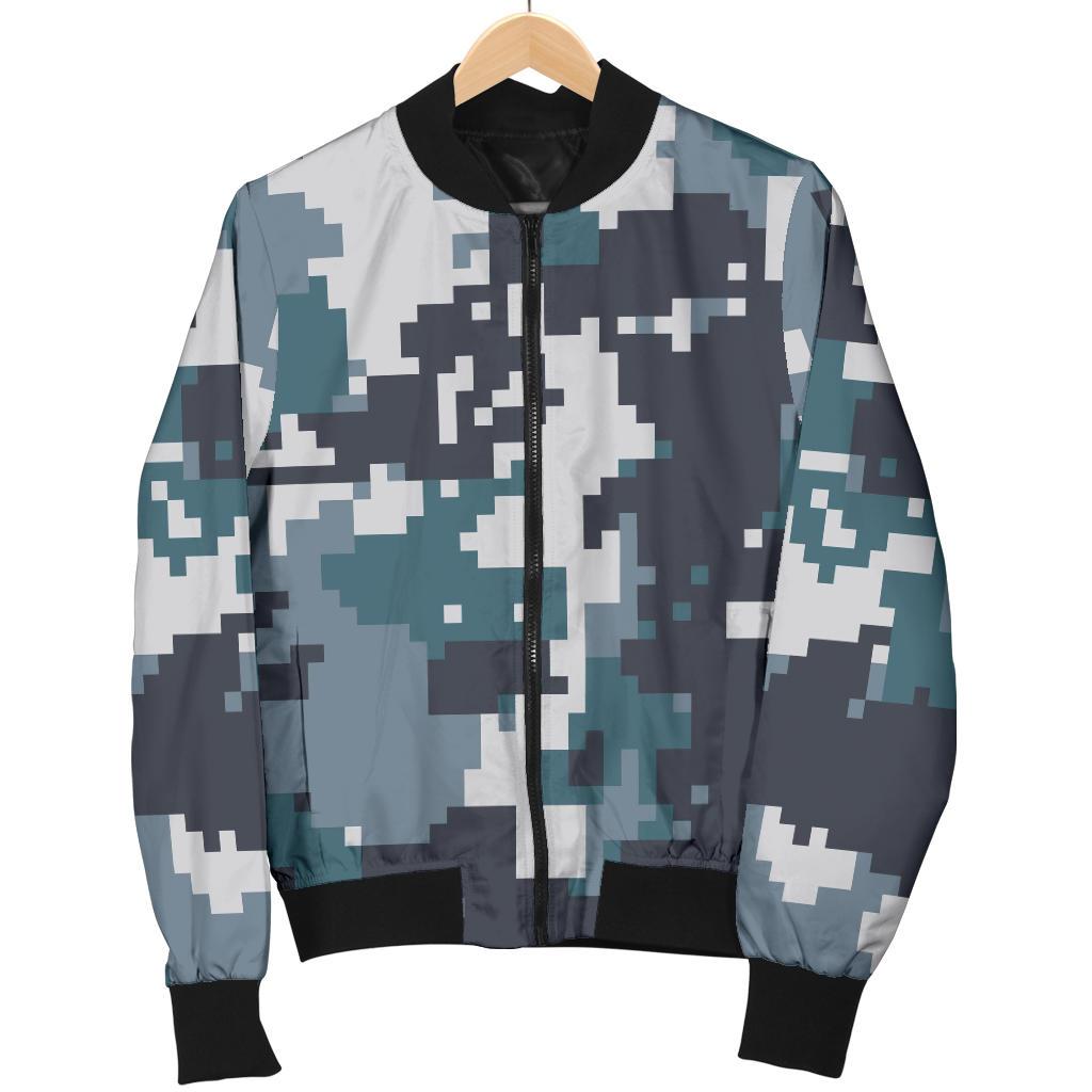 ACU Digital Urban Camouflage Women Casual Bomber Jacket