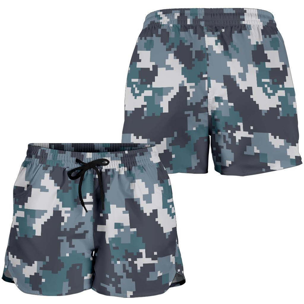 ACU Digital Urban Camouflage Women Shorts-JTAMIGO.COM