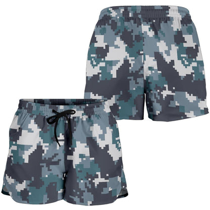 ACU Digital Urban Camouflage Women Shorts-JTAMIGO.COM