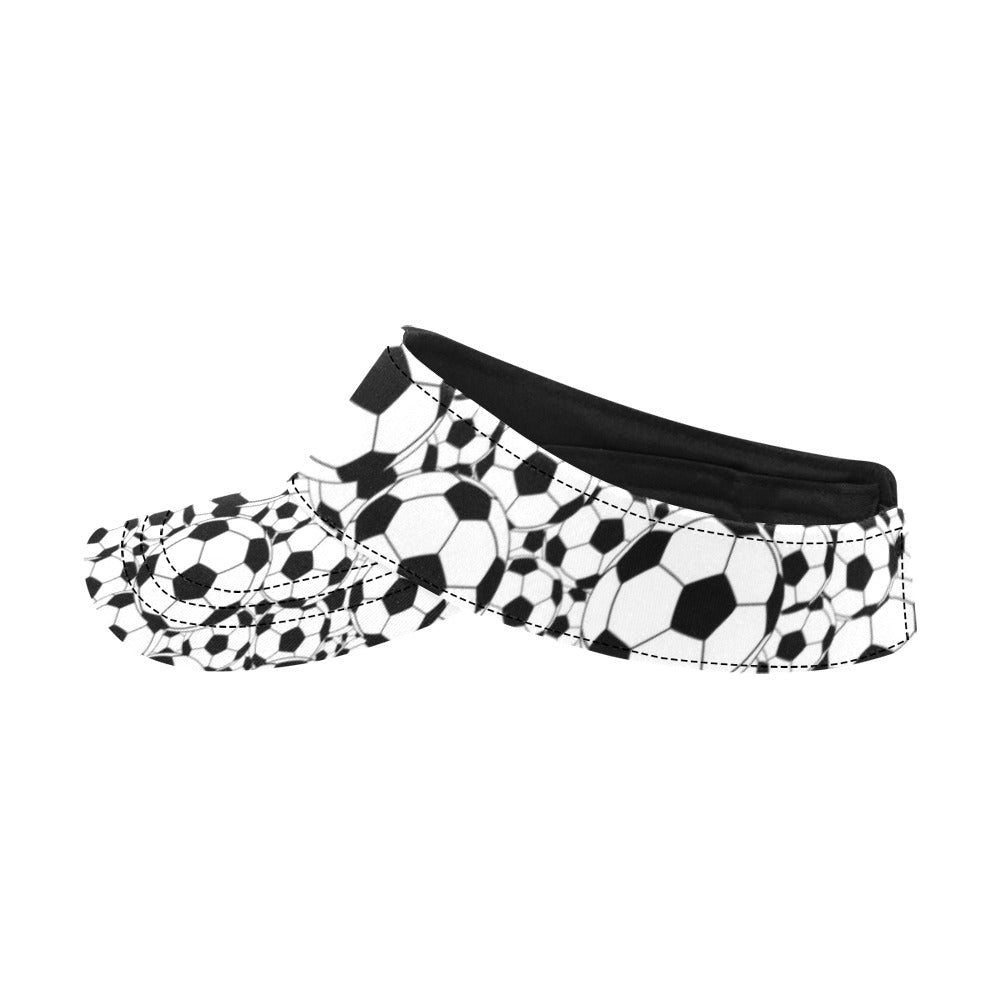 Soccer Ball Print Design LKS301 Unisex Sun Visor