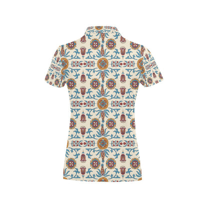 Suzani Print Design LKS301 Women's Polo Shirt