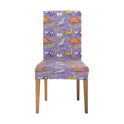Zombie Dinosaur Print Design LKS302 Dining Chair Slipcover