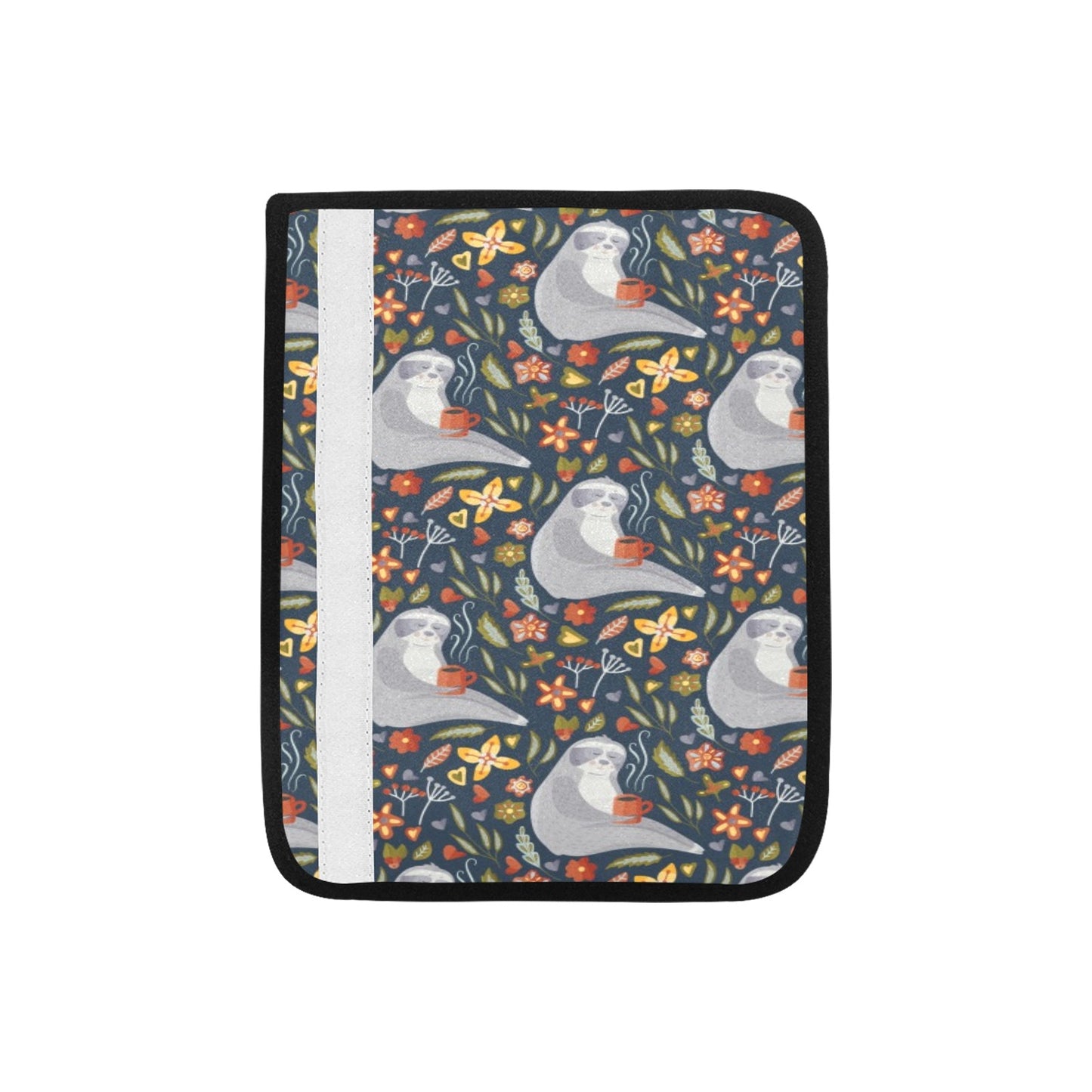 Sloth Print Design LKS303 Car Seat Belt Cover