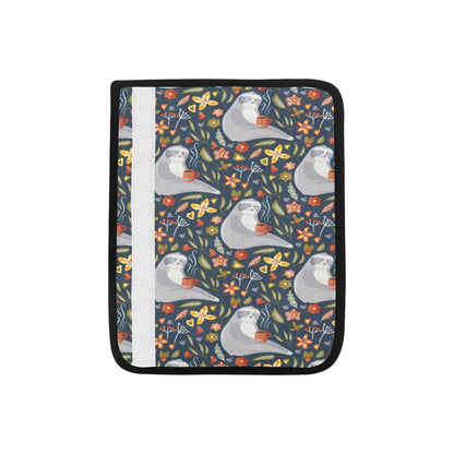 Sloth Print Design LKS303 Car Seat Belt Cover