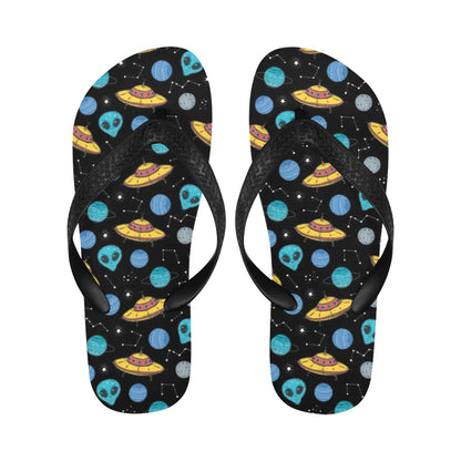 UFO Alien Print Design LKS306 Flip Flops