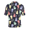 Acoustic Guitar Print Design LKS401 Men Polo Shirt