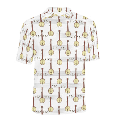 Banjo Print Design LKS402 Men Polo Shirt