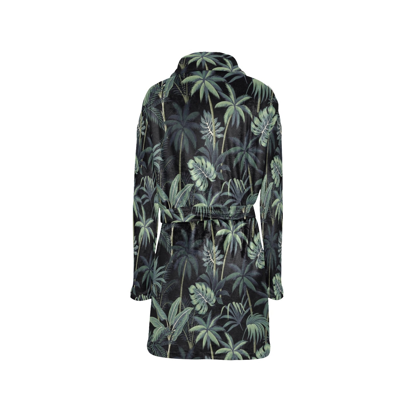 Rainforest Pattern Print Design RF02 Women's Fleece Robe