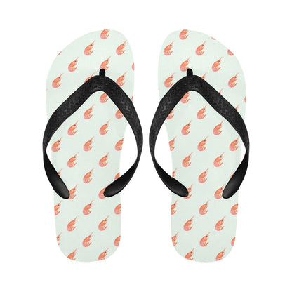 Shrimp Print Design LKS304 Flip Flops