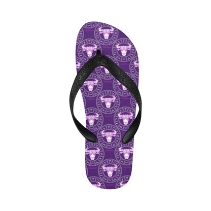 Taurus Print Design LKS303 Flip Flops