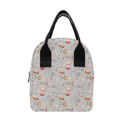 Sewing Equipment Print Design LKS302 Insulated Lunch Bag