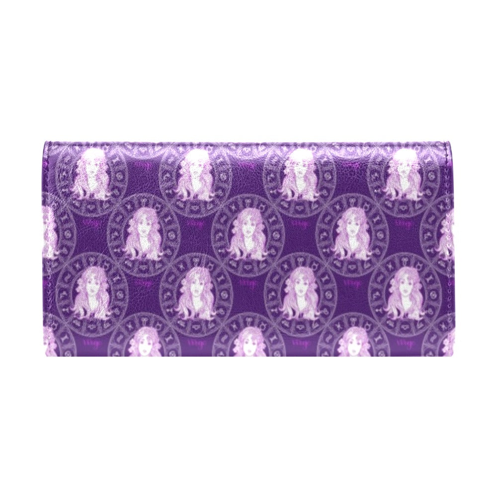 Virgo Print Design LKS301 Women's Trifold Wallet