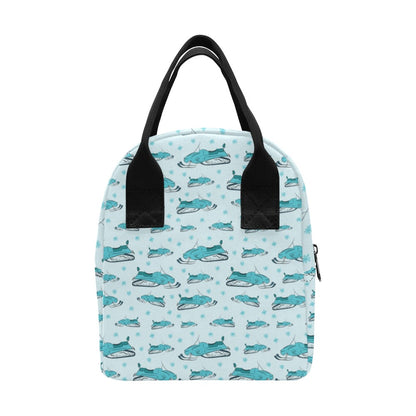 Snowmobile Print Design LKS301 Insulated Lunch Bag