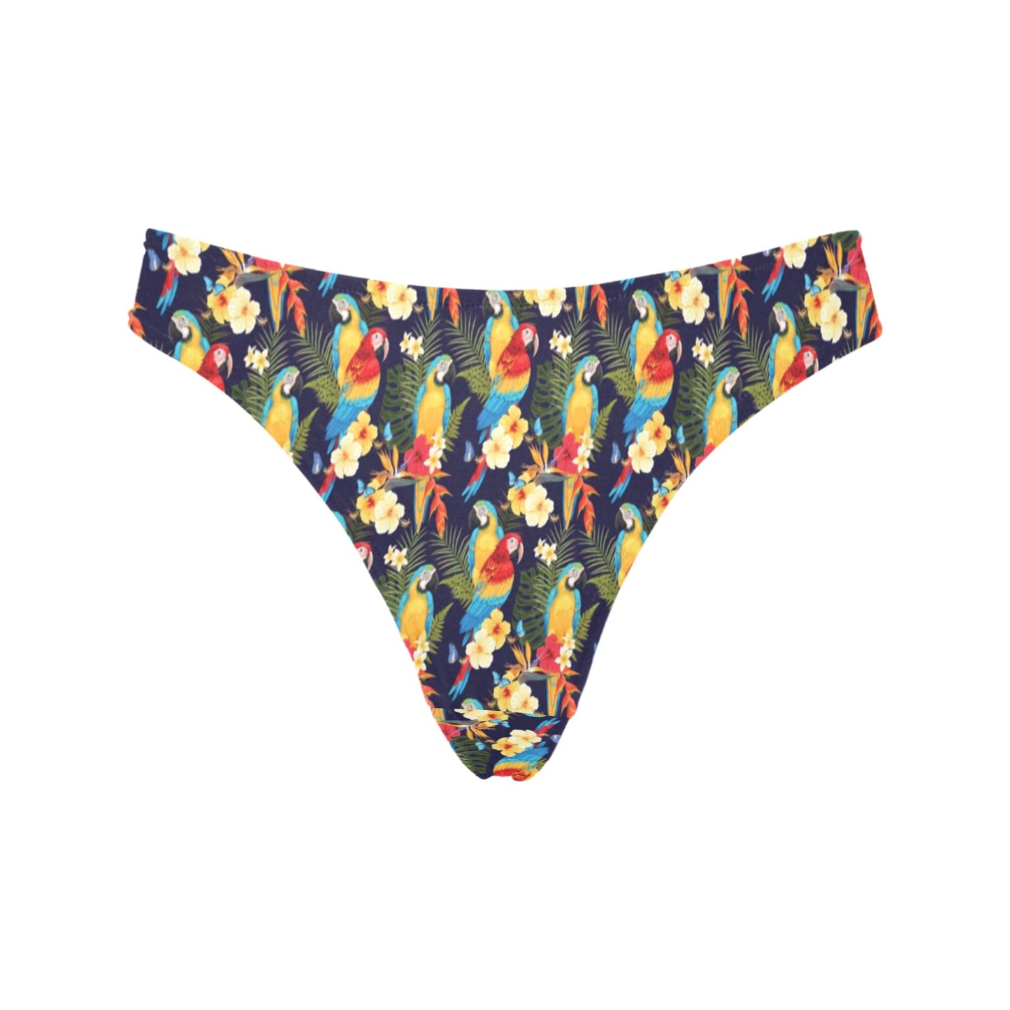 Parrot Themed Design Women's Thongs