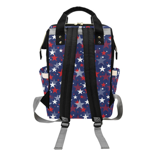 Star Print Design LKS304 Diaper Bag Backpack