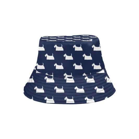 Scottish Terriers Print Design LKS303 Unisex Bucket Hat