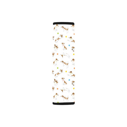 Russell Terriers With Balls Print Design LKS307 Car Seat Belt Cover