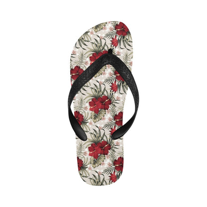 Hibiscus Print Design LKS3011 Flip Flops