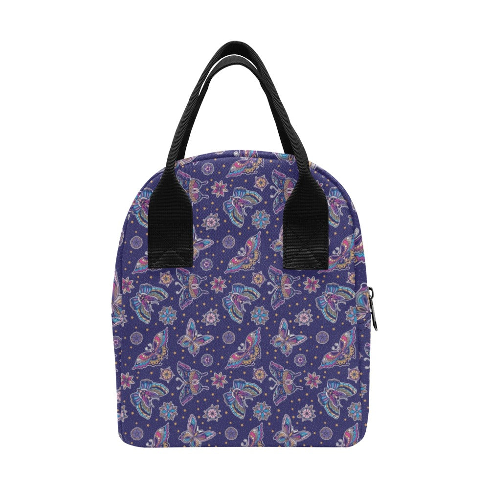 Butterfly Print Design LKS303 Insulated Lunch Bag