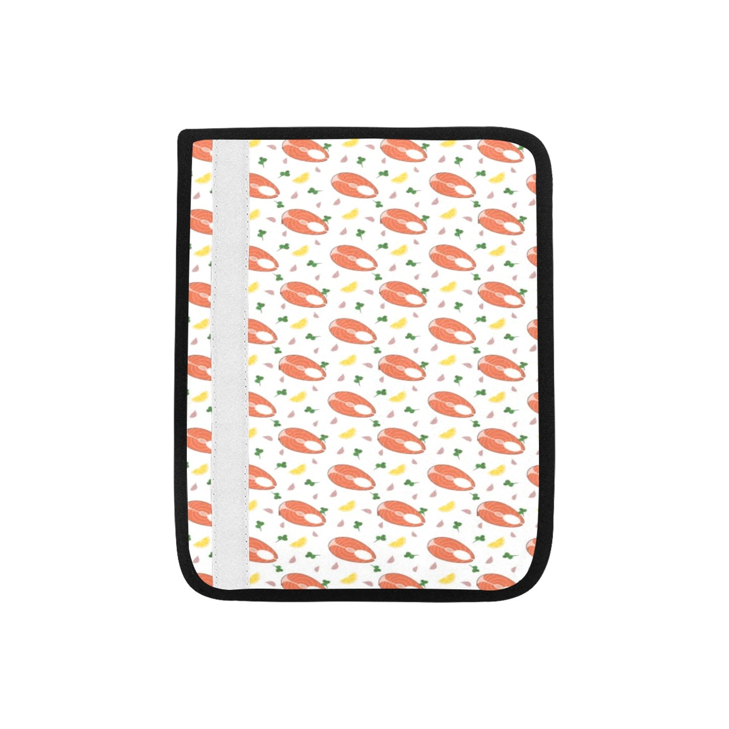 Salmon Steak Print Design LKS303 Car Seat Belt Cover