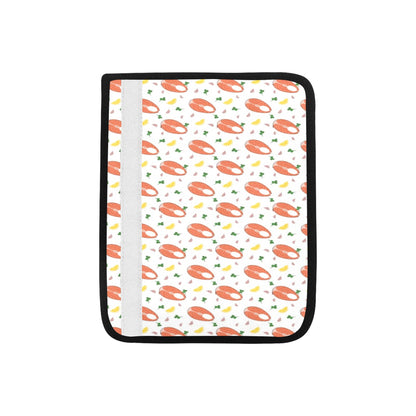 Salmon Steak Print Design LKS303 Car Seat Belt Cover