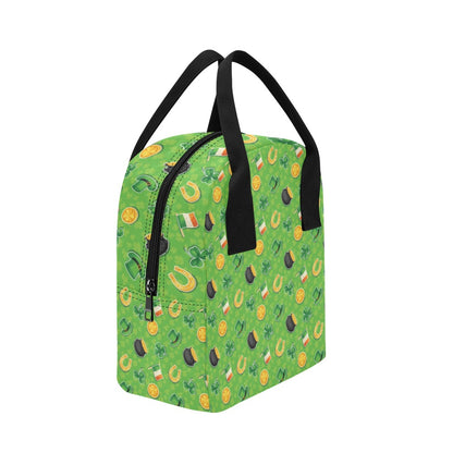 Shamrock Saint Patrick's Day Print Design LKS302 Insulated Lunch Bag