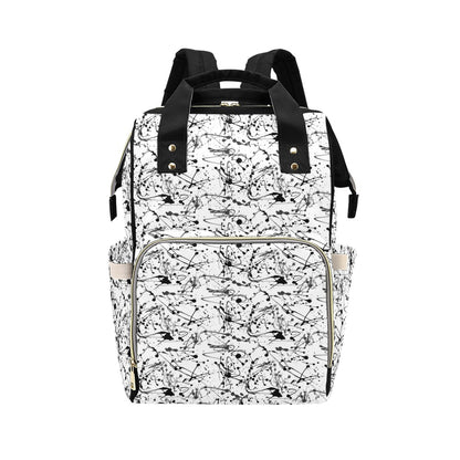 Splatter Print Design LKS305 Diaper Bag Backpack