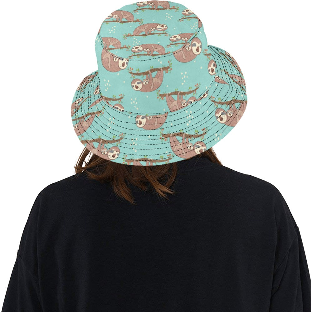 Sloth Print Design LKS302 Unisex Bucket Hat