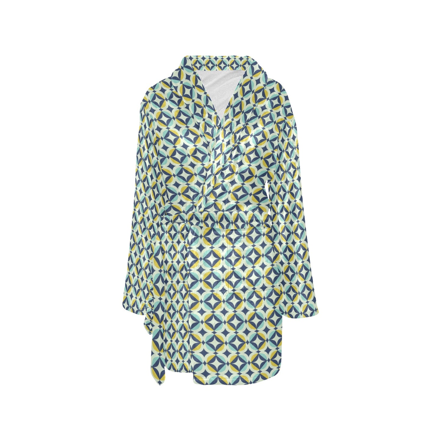 Swedish Design Pattern Women's Fleece Robe
