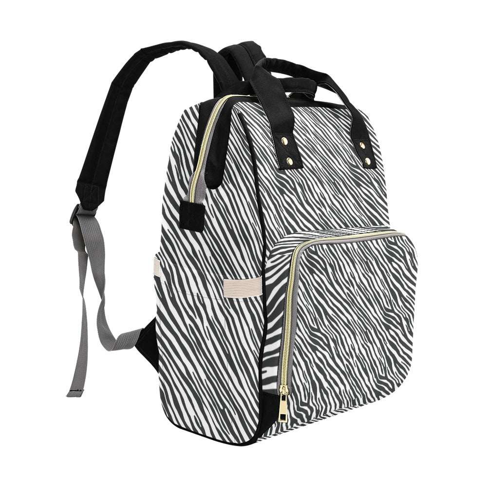 Zebra Classic Print Design LKS302 Diaper Bag Backpack