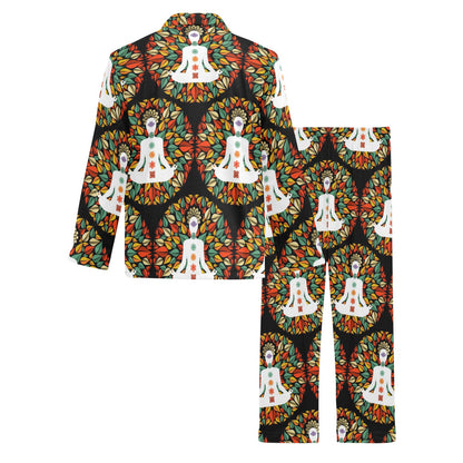 Chakra Yoga Men's Long Pajama Set