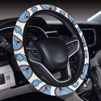 Banjo Print Design LKS401 Steering Wheel Cover with Elastic Edge