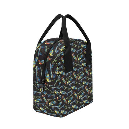 Skateboard Print Design LKS305 Insulated Lunch Bag