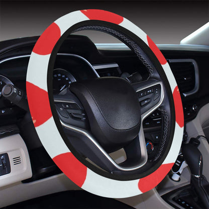 Tomato Print Design LKS307 Steering Wheel Cover with Elastic Edge