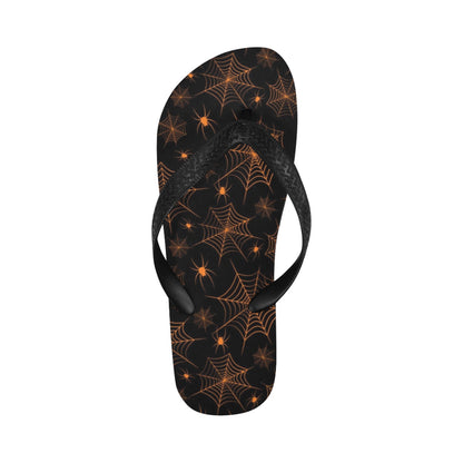 Spider Web Print Design LKS306 Flip Flops